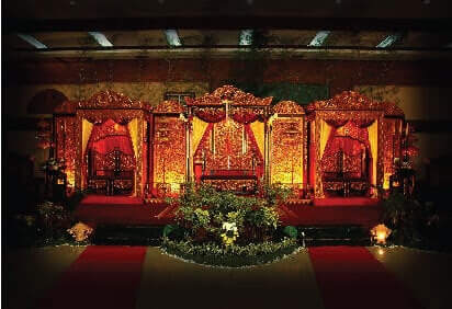 Raka mandap sangeet reception babyshower passage entry flower stage decorators image-27